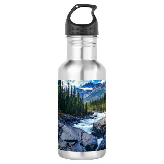 Banff National Park Alberta Canada Edelstahlflasche (Vorderseite)