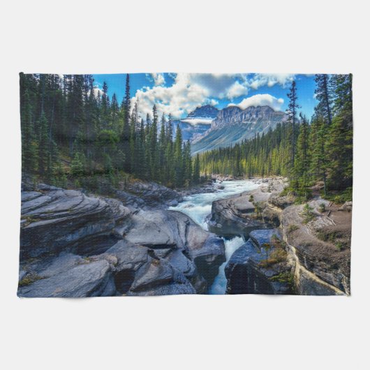 Banff National Park Alberta Canada Geschirrtuch (Horizontal)