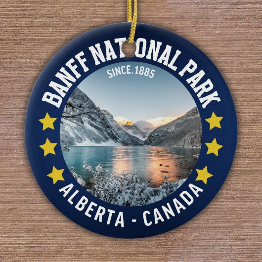 Banff National Park Alberta Canada Keramik Ornament