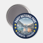 Banff National Park Alberta Canada Magnet (Vorderseite/Rückseite)