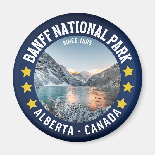 Banff National Park Alberta Canada Magnet (Vorne)
