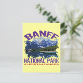 Banff National Park, Alberta Canada Postkarte (Stehend Vorderseite)