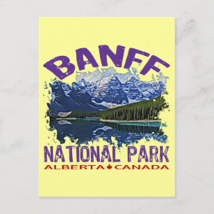 Banff National Park, Alberta Canada Postkarte