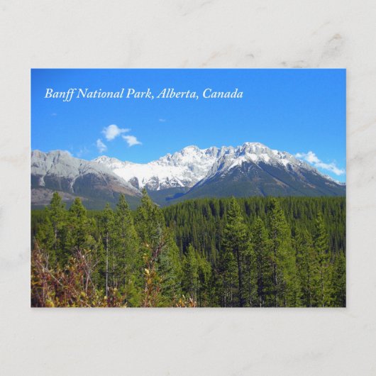 Banff National Park Alberta Canada Rockies Postkarte (Vorderseite)