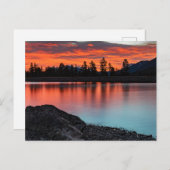 Banff National Park, Alberta Canada Sunset Postkarte (Vorne/Hinten)