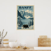Banff National Park Alberta Canada V01 Poster (Küche)