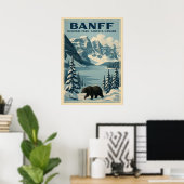 Banff National Park Alberta Canada V01 Poster (Heimbüro)
