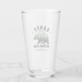 Banff National Park – Bear in the Canadian Rockies Glas (Rückseite)