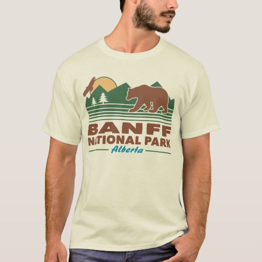 Banff National Park Bear T-Shirt (Vorderseite)