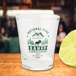 Banff National Park Beautiful Landscape Schnapsglas