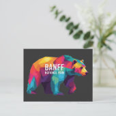 Banff National Park Canada Colorful Bären Postkarte (Stehend Vorderseite)