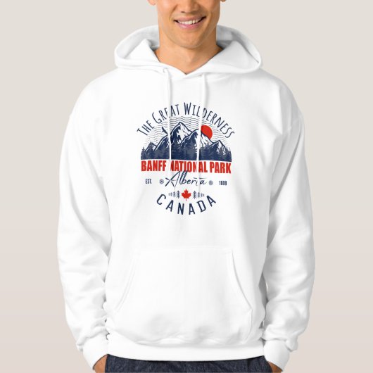 Banff National Park Canada Rocky Mountains Hoodie (Vorderseite)