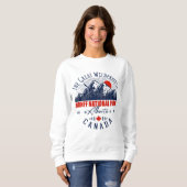 Banff National Park Canada Rocky Mountains Sweatshirt (Vorne ganz)