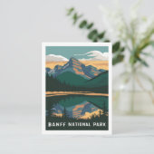 Banff National Park Canada Stylist Postkarte (Stehend Vorderseite)