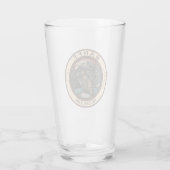 Banff National Park Canada Travel Emblem Vintag Glas (Rückseite)
