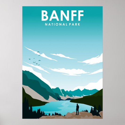 Banff National Park Canada Travel Poster (Vorne)