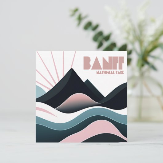 Banff National Park Colored Hills (Stehend Vorderseite)