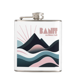 Banff National Park Colored Hills Flachmann