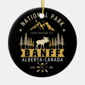 Banff National Park Cute Landscape Keramik Ornament (Vorne)