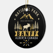 Banff National Park Cute Landscape Keramik Ornament (Links)