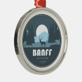 Banff National Park Deer Ornament Aus Metall (Rechts)