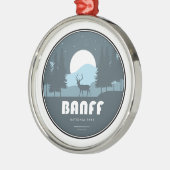 Banff National Park Deer Ornament Aus Metall (Links)