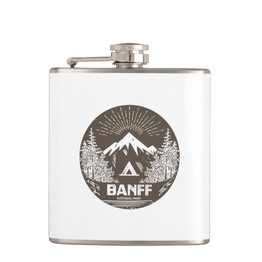 Banff National Park Flachmann (Vorderseite)