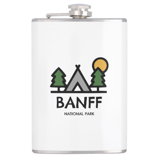 Banff National Park Flachmann (Vorderseite)