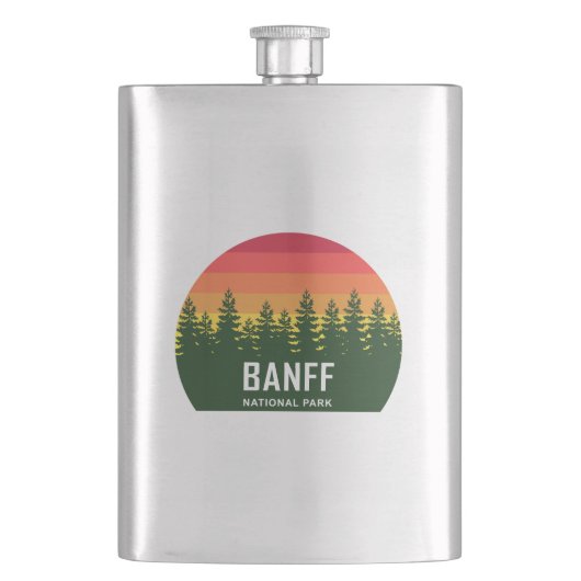 Banff National Park Flachmann (Vorderseite)