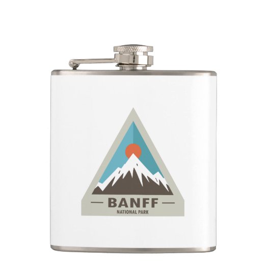 Banff National Park Flachmann (Vorderseite)