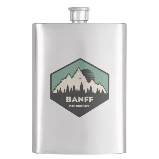 Banff National Park Flachmann (Vorderseite)