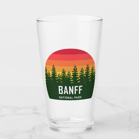 Banff National Park Glas (Vorderseite)