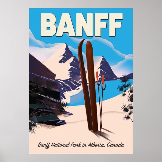 Banff National Park in Alberta, Kanada. Poster (Vorne)