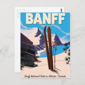 Banff National Park in Alberta, Kanada. Postkarte (Vorne/Hinten)
