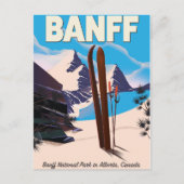 Banff National Park in Alberta, Kanada. Postkarte (Vorderseite)