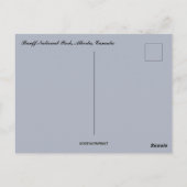 Banff National Park in Alberta Kanada Postkarte (Rückseite)