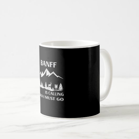 Banff National Park Kaffeetasse (VorderseiteRechts)