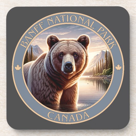 Banff National Park Kanada Getränkeuntersetzer (Vorderseite)