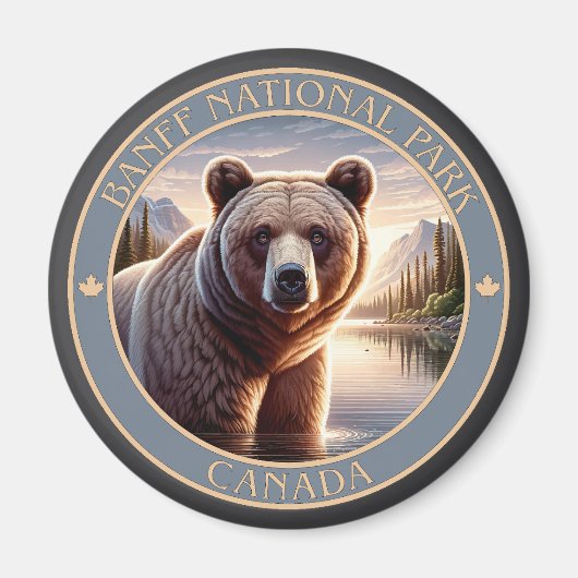 Banff National Park Kanada Magnet (Vorne)