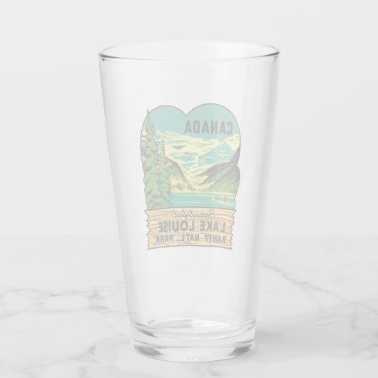 Banff National Park, Kanada - Pint Glass Glas (Rückseite)