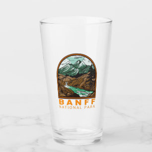 Banff National Park Kanada Reise Vintage Glas