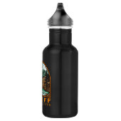 Banff National Park Kanada Reisen Vintag Edelstahlflasche (Rechts)