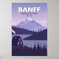 Banff National Park Kanada Reisen Vintag