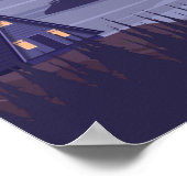 Banff National Park Kanada Reisen Vintag Poster (Ecke)