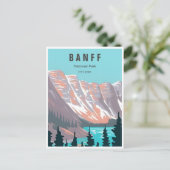Banff National Park Kanada Reisen Vintag Postkarte (Stehend Vorderseite)