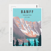 Banff National Park Kanada Reisen Vintag Postkarte (Vorne/Hinten)