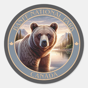 Banff National Park Kanada Runder Aufkleber