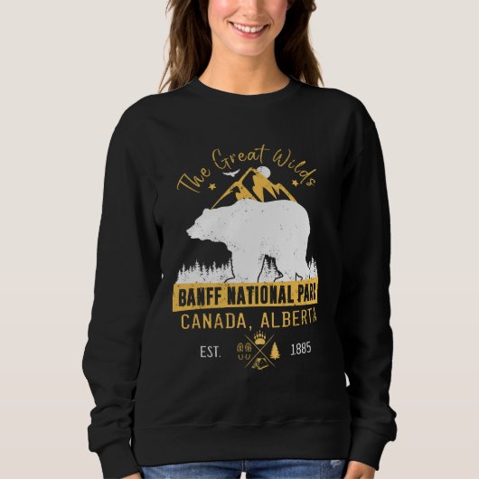 Banff National Park Kanada Sweatshirt (Vorderseite)