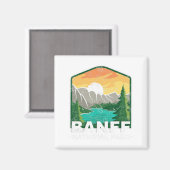 Banff National Park Lake Louise Canada Vintag Magnet (Vorderseite/Rückseite)