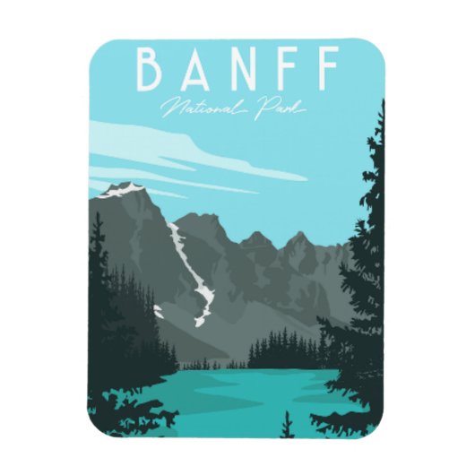 Banff National Park Magnet Kanada (Vertikal)